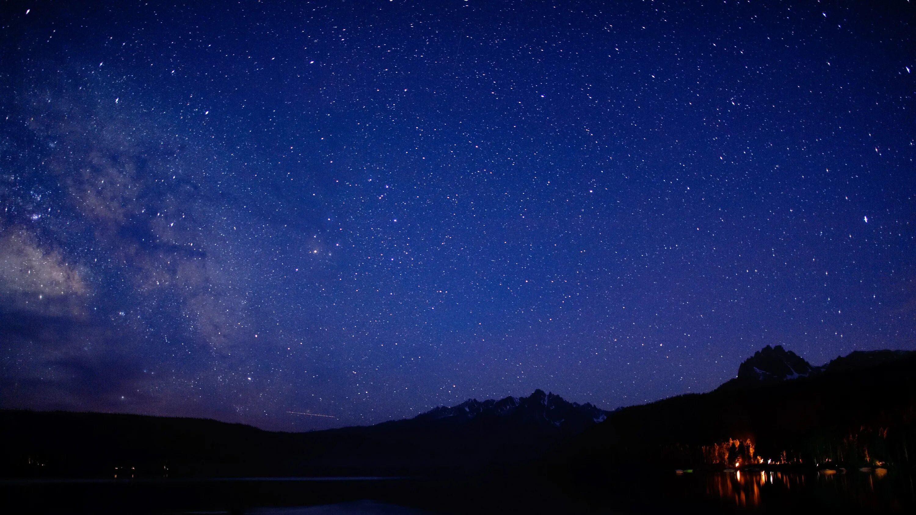 звездное небо горизонт