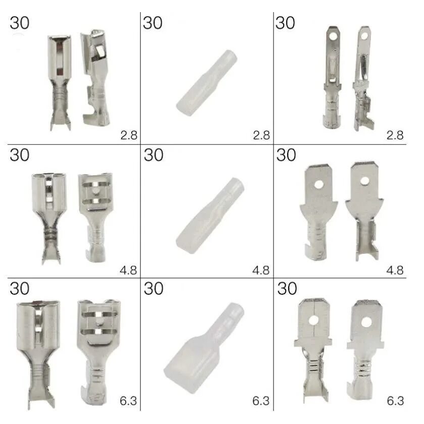 Контакт 3 мм. Набор обжимных клемм 2.8/4.8/6.3 мм 1000pcs. Клемма папа мама 4мм. Клеммы обжимная папа 2 мм. Клеммы 6.3 4.8.2.3.