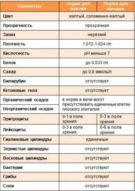 Полный анализ мочи