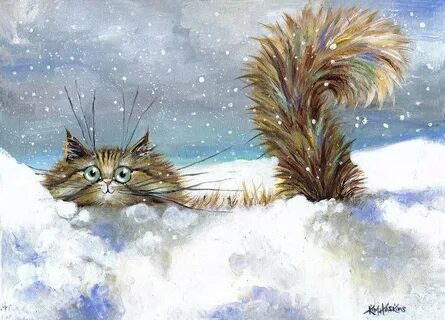Смотрю на снег не на