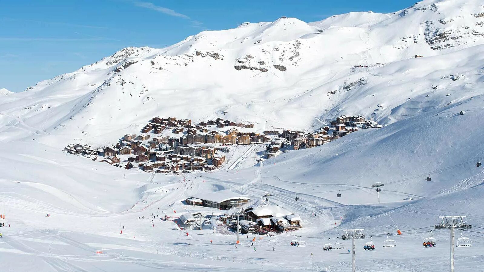 Val Thorens. Валь Торанс горнолыжный курорт. Валь Торанс (Val Thorens), Франция. Тинь Валь Кларет.