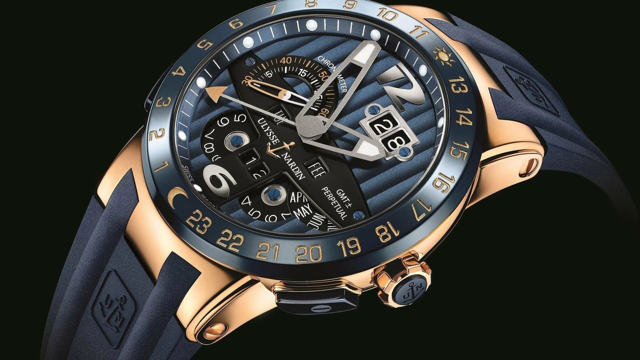 Сайт швейцарских часов. Часы Ulysse Nardin el Toro. Улисс Нордин Perpetual. Ulysse Nardin Blue Toro. Ulysse Nardin WR 1000m.