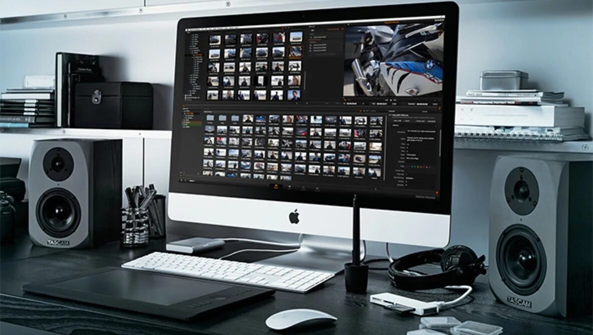 Видео и аудио контент. Видеомонтаж DAVINCI resolve. Оборудование для видеомонтажа. Оборудование для студии видеомонтажа\. Компьютер для видеомонтажа.