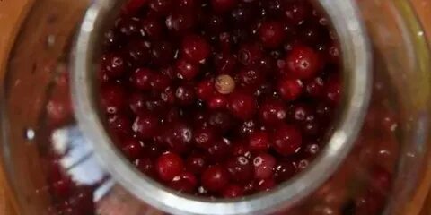 Как настоять клюкву