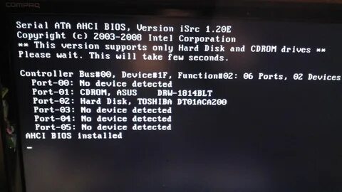 No device detected