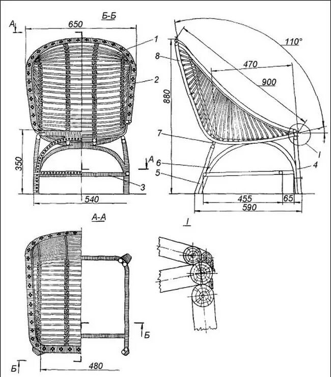 Размеры ротанга. Кресло Папасан из металла чертежи. Чертеж плетеного кресла. Чертежи кресла качалки из лозы. Чертежи плетеной мебели из лозы.