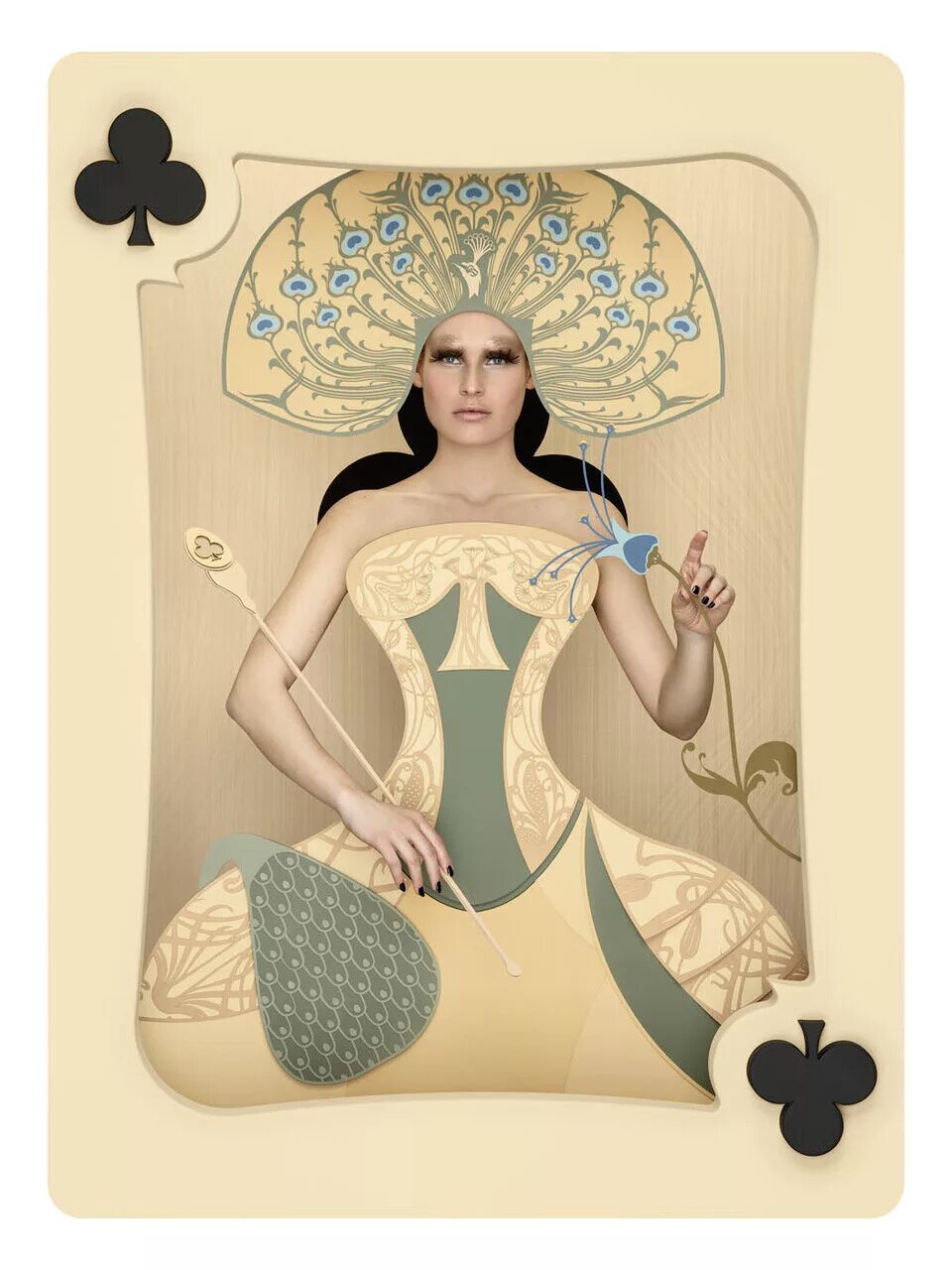 Дама ди. Christian Tagliavini. Картонная женщина. Женщина из картона. Картины сюрреализм карты игральные.