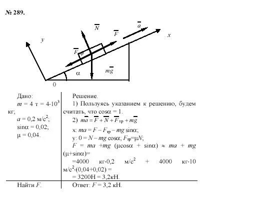 Автомобиль массой 4. Автомобиль массой 2 т поднимается в гору. Рымкевич 289. Автомобиль массой 4 т движется в гору с ускорением 0.2 м с2. Автомобиль массой 2т поднимается в гору с уклоном 0.2.