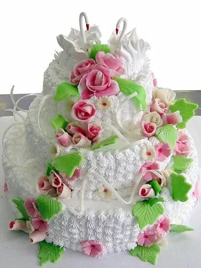 Оформление белковых тортов Pin on CREATIVE CAKES etc.... Cake, Birthday cake with flowers, Cake decorating