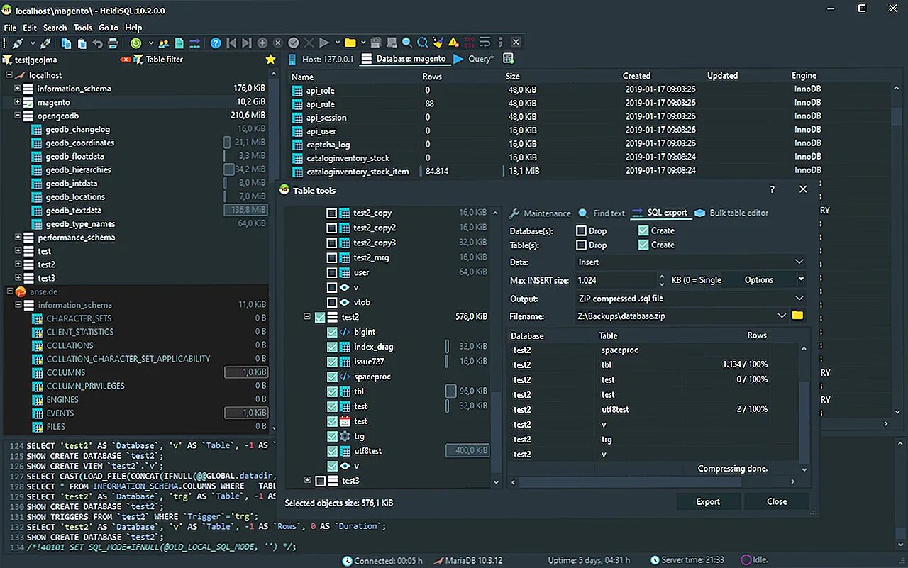 Экспортировать sql. HEIDISQL. Heidi SQL. HEIDISQL logo. База данных Windows 10.