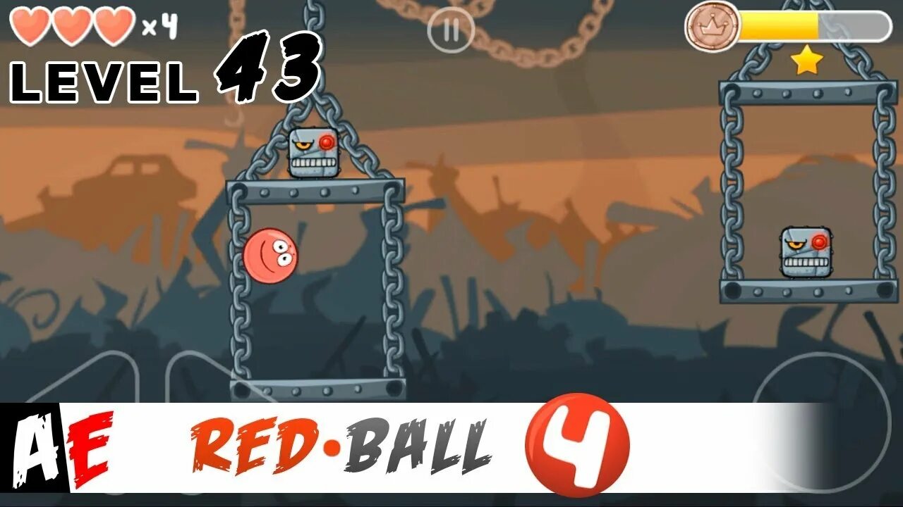 Red Ball 4 уровень 4. Red Ball 4 Level 43. Игра Red 25 уровень. Уровни из Red Ball 4.