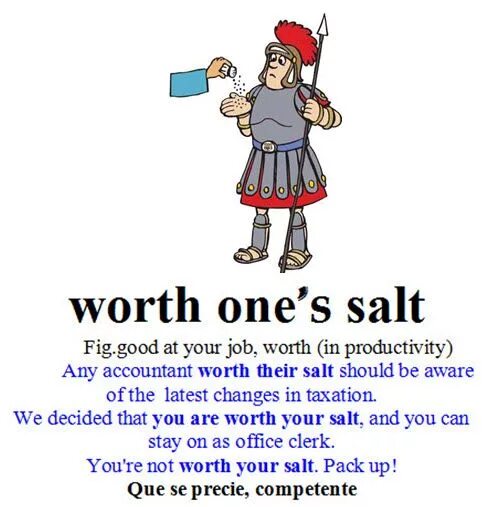 Английский one s. Идиомы в английском с Salt. To be Worth. Идиомы со словом Salt. Idioms for CAE.