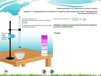 Определение кислотности