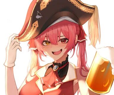 4K Ultra. anime. houshou marine. virtual youtuber. 