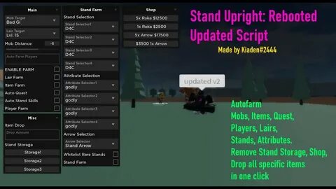 Stand script