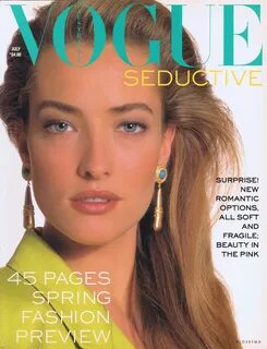 Cover of Vogue Australia with Tatjana Patitz, July 1988 (ID:18206.