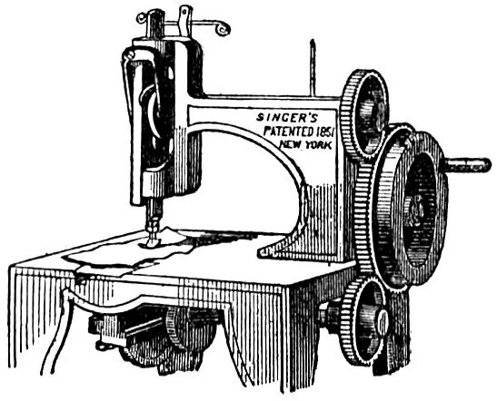 Проект швейная машинка. Швейная машинка Зингер 1851. Швейная машинка Зингер 1851 года. Первая швейная машинка Зингер 1850.