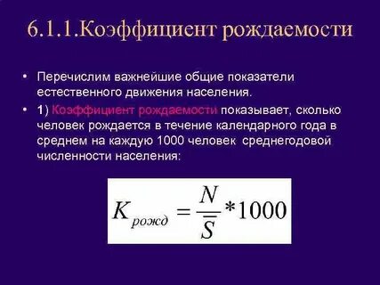 Общую фертильность