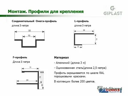 Профиль значение