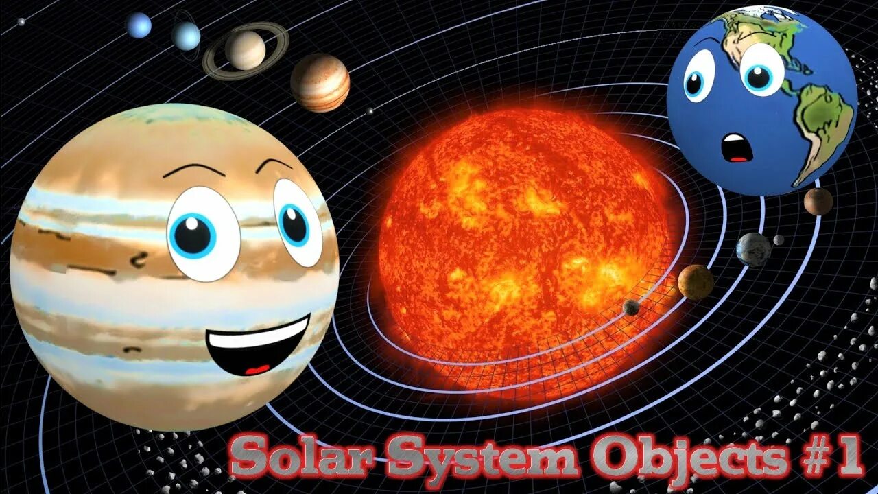 Planet fun. Solar System for Kids. Sun Planet for Kids. The Binocs show Solar System.