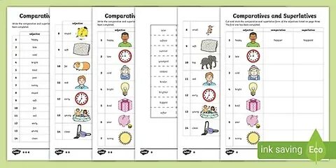 Comparative and superlative исключения