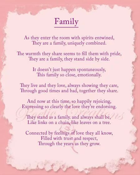 Write your own poem about your family. Poems about family. love family poem. family quotes poem about family. poems about family tree.