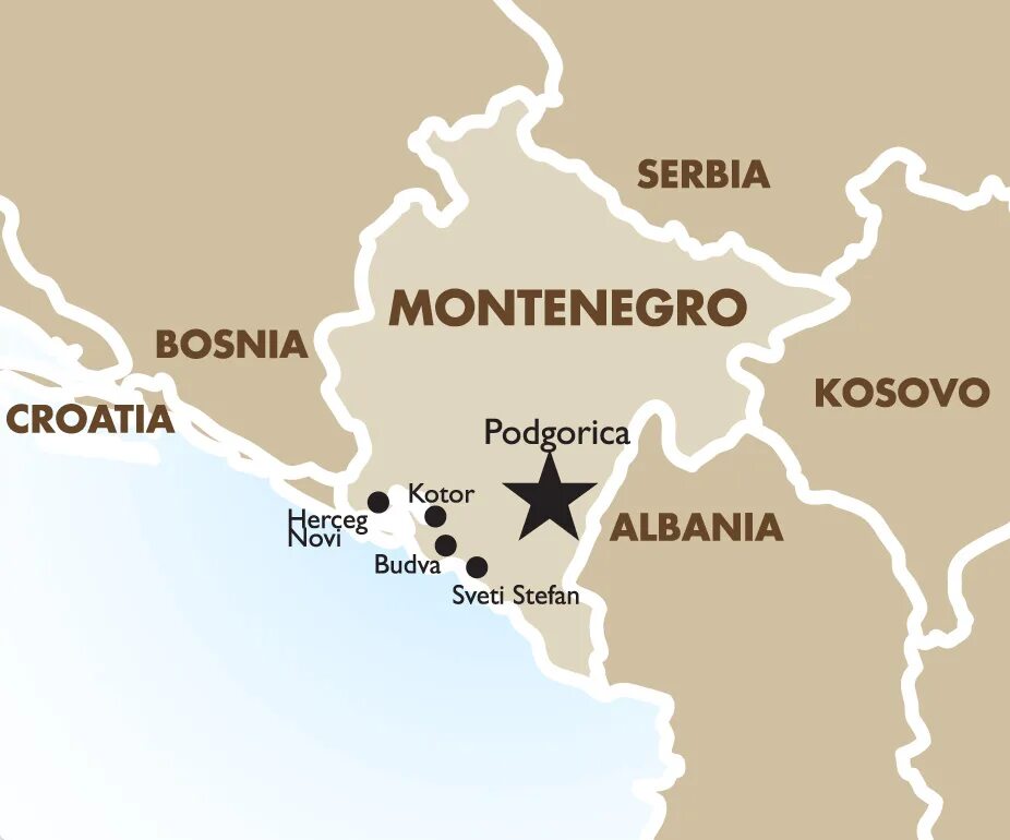 В какой стране находится черногорье. Montenegro Черногория Map. Черногория на карте. Монтенегро Черногория на карте.