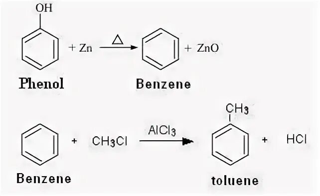 Ch3 ch3 alcl3 t. Benzene c6h6 and toluene c6hrch3. how to get phenol from benzene.