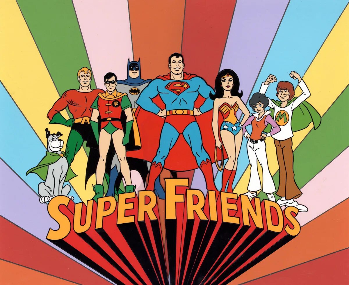 Супер друзья песня. Dc супер друзья. супер друг. super friends 1973.