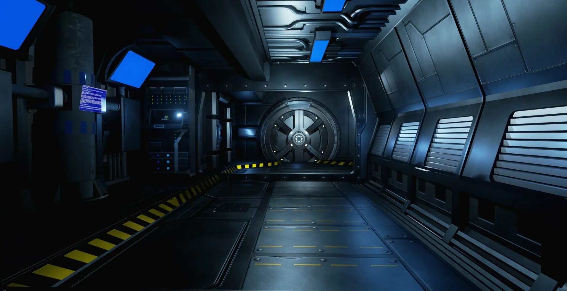 Sci Fi холодильник. Sci Fi Corridor. Заросший блок станции Sci Fi. SC-Fi Corridor. Corridor 1