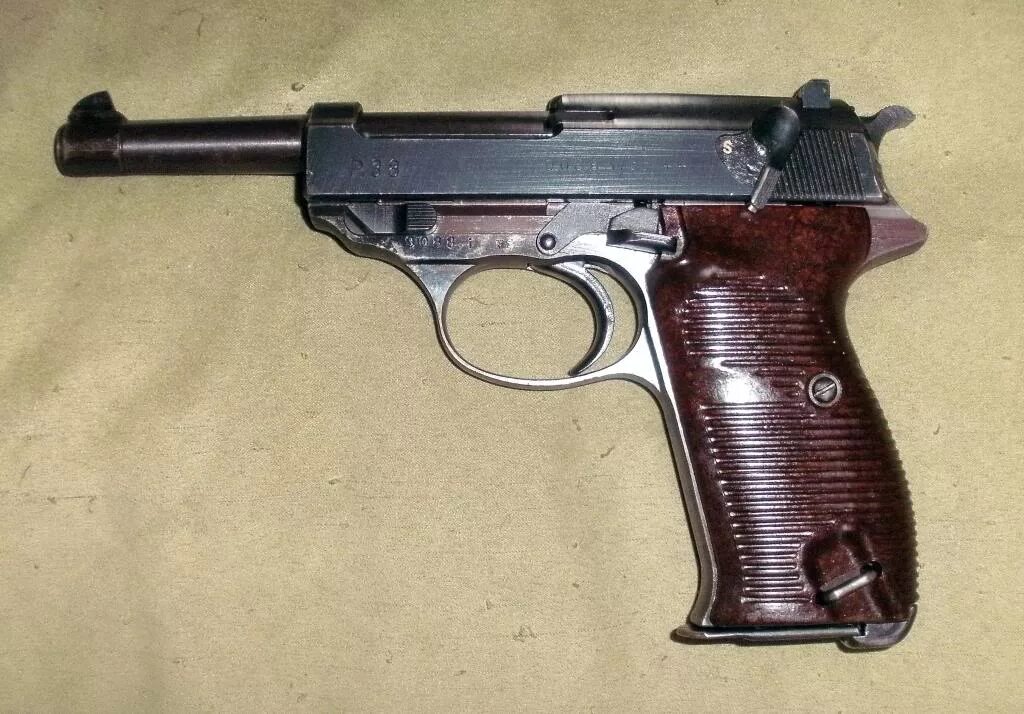 Walther p35. Walther p38 с прикладом.