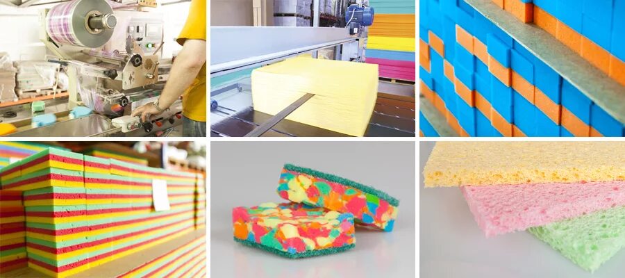 губки для посуды. производство губок. 1,2 x 9,5 x 15см 3шт xr062a. губки для посуды. производство губок для мытья посуды оборудование.