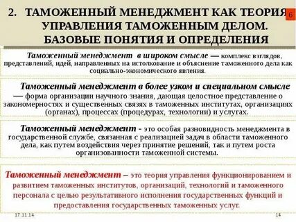 Менеджмент и управление понятия и определения