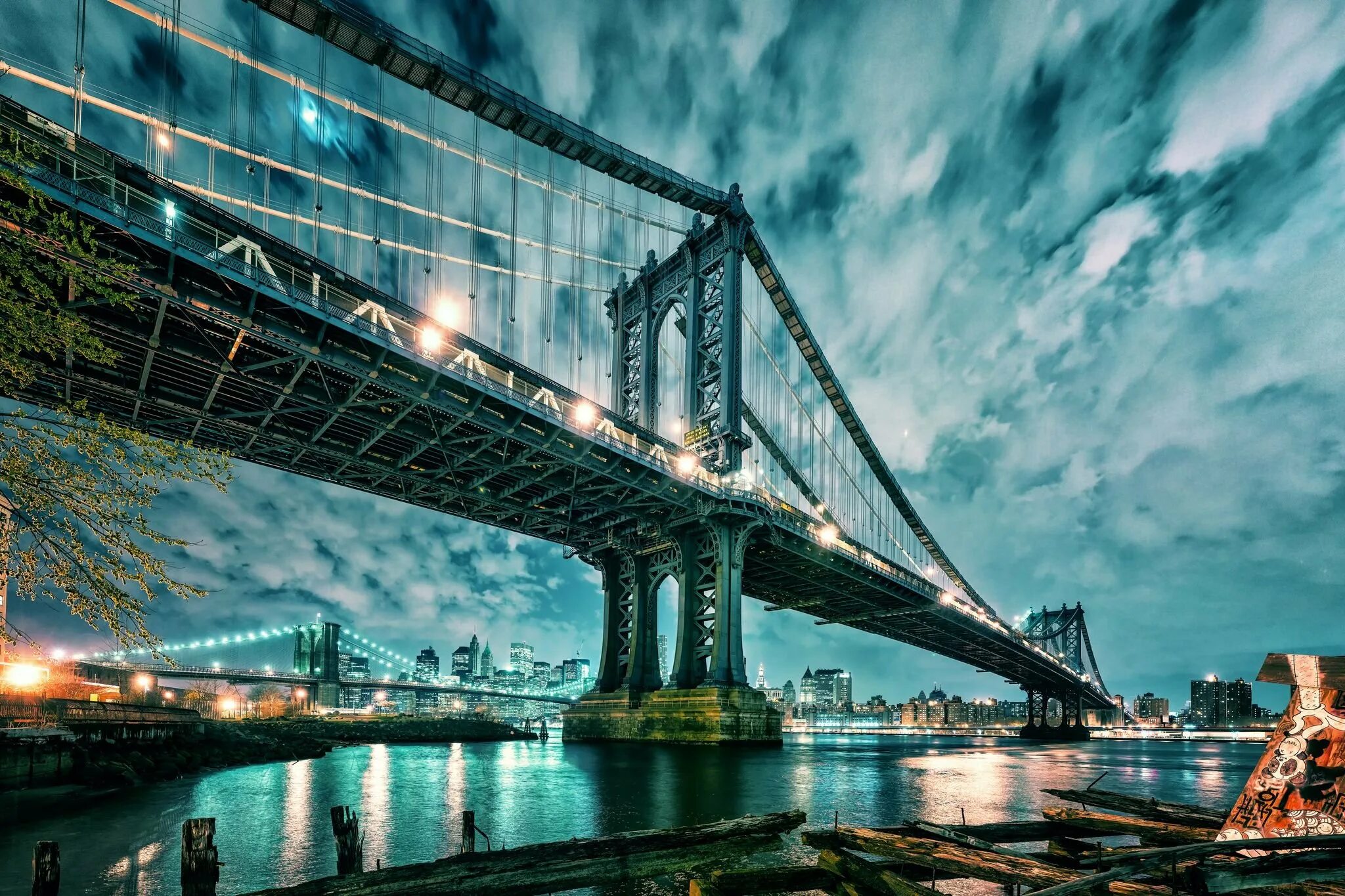 Популярные картинки. Манхэттенский мост в Нью-Йорке. Бруклинский мост Нью-Йорк. Бруклинский мост Манхэттен. Нью-Йорк обои Бруклинский мост.