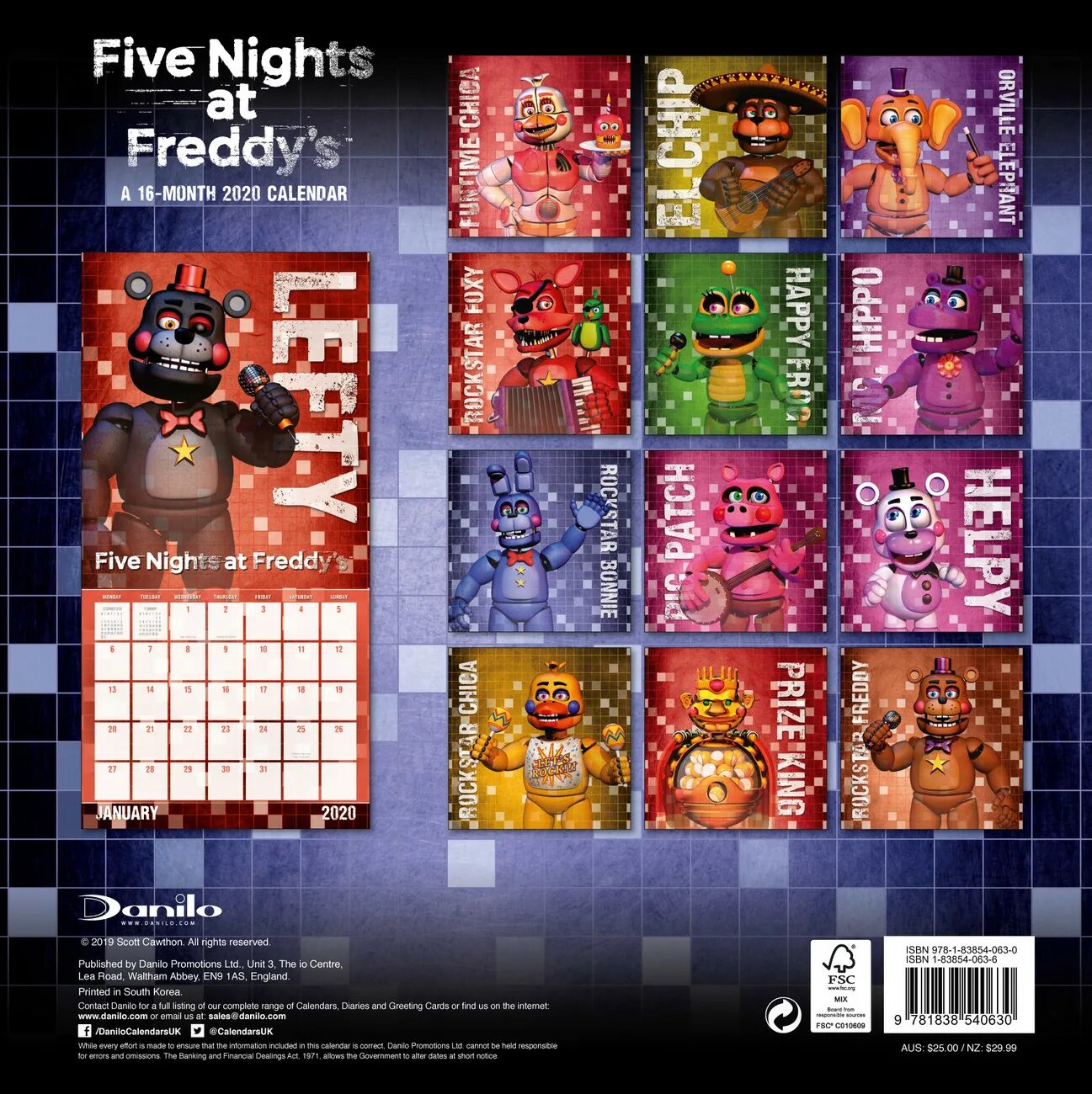 Fnaf advent calendar