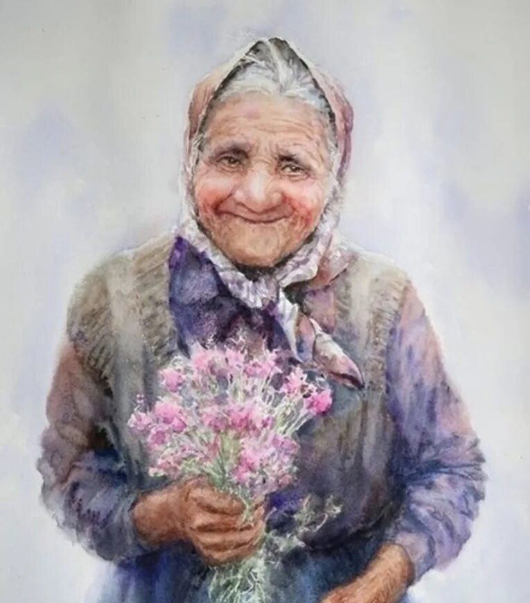 Бабушке много лет