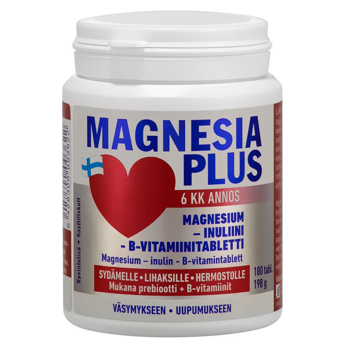 Магний купить таблетки взрослым. Витамины таб плюс 180 Magnesia. Витамины Magnesia Plus (магнезия плюс) - 180 таб. Magnesia финские витамины. Финские витамины магний в6.