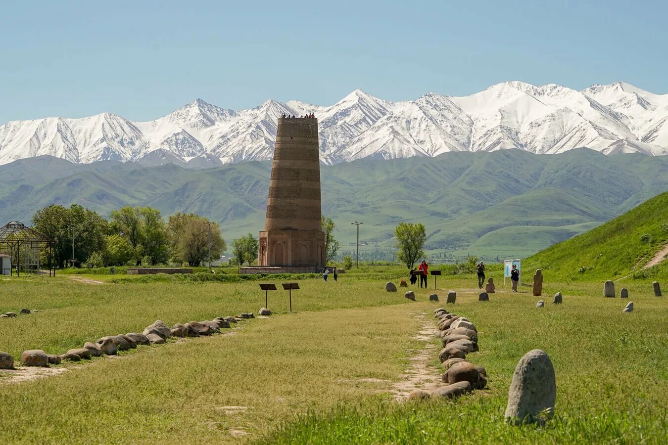 Башня Бурана Киргизия. Башня Бурана Чуйская Долина. Киргизия достопримечательности башня Бурана. Киргизия горы Долина Арашан. Баласагун