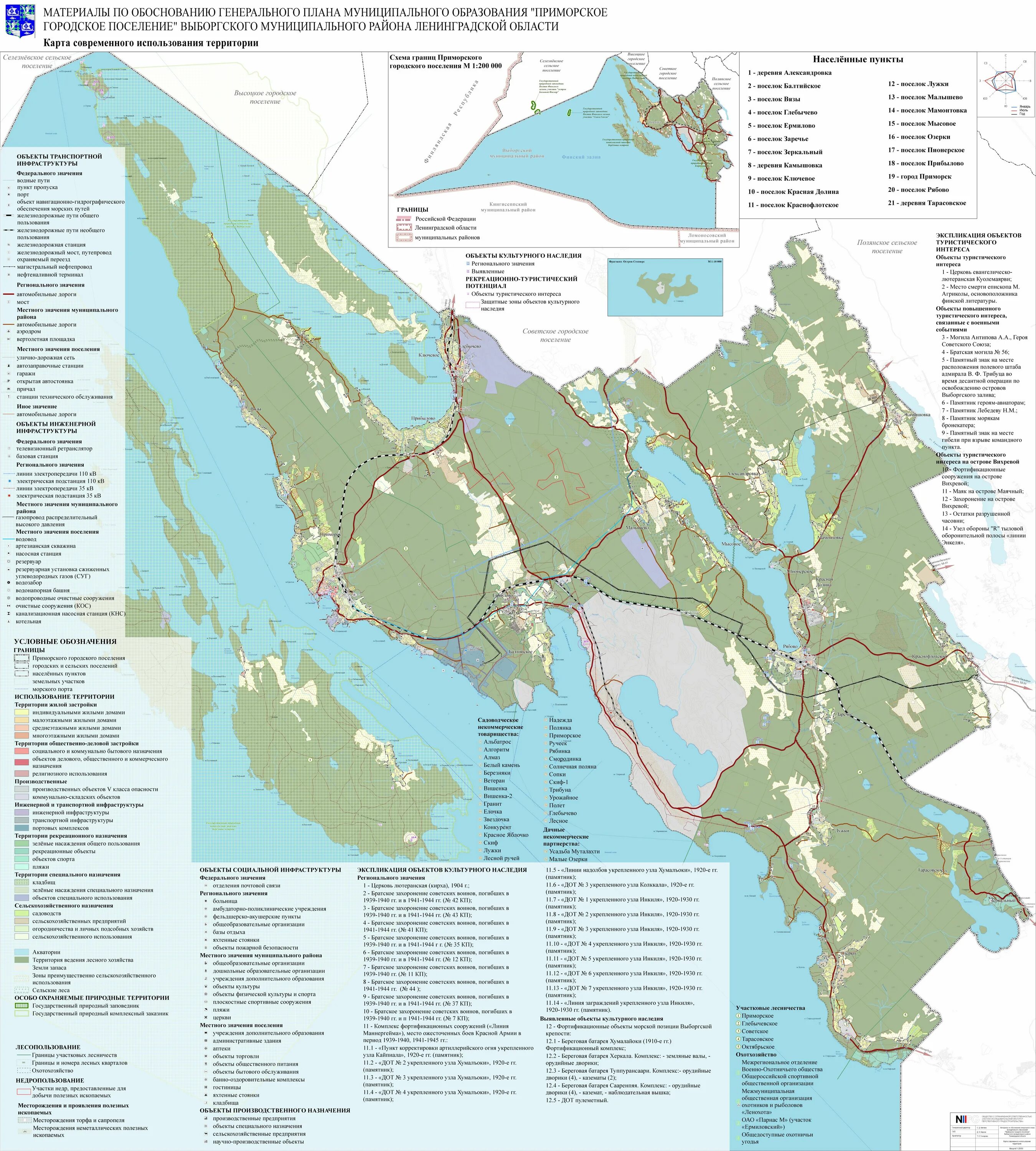 сайт приморское городское поселение