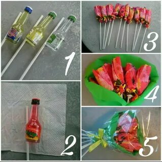 Букет из бутылок