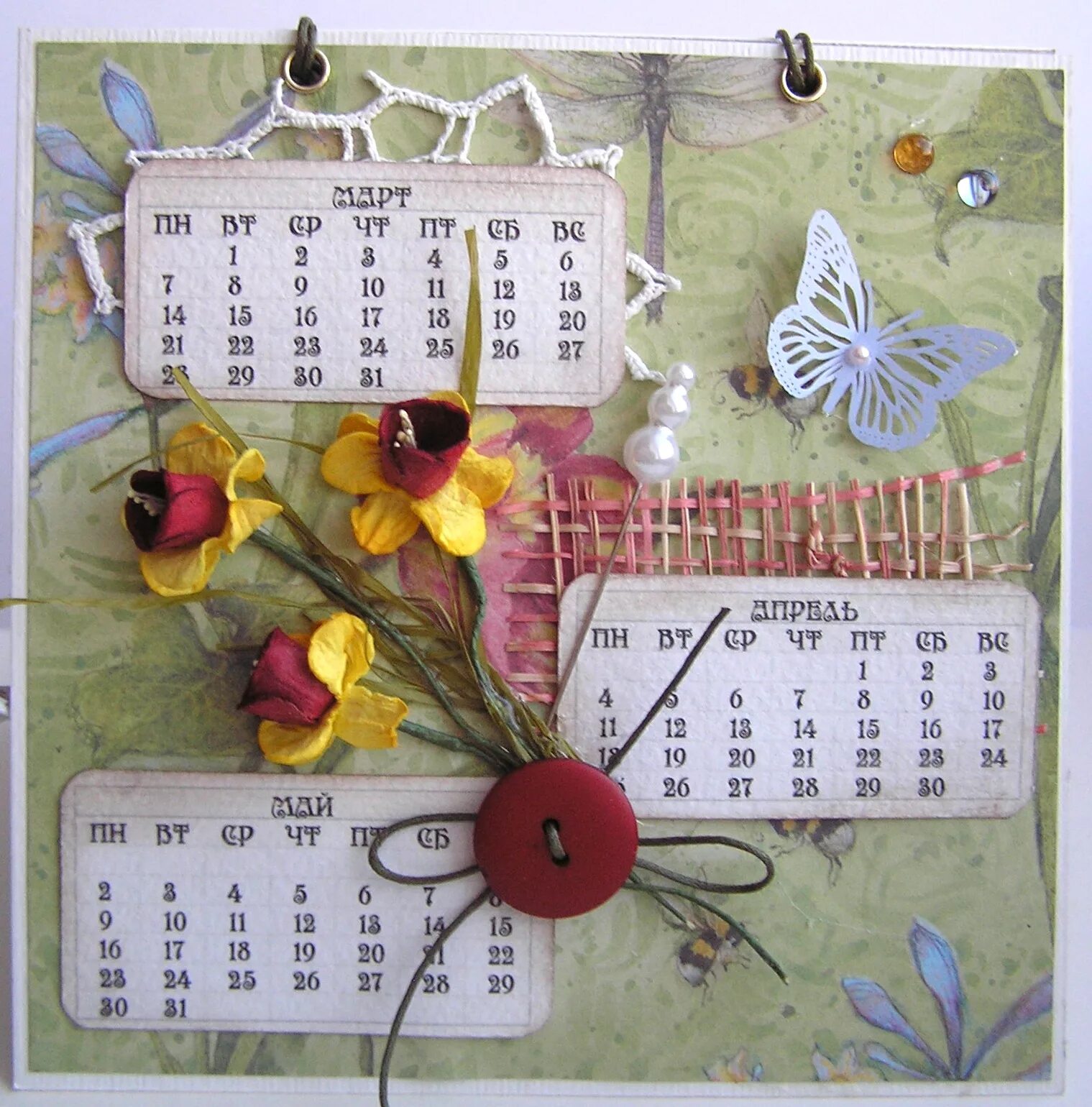 календарь вручную. настольные календари ручной работы. календарь настольный. календарь картинка. оригинальный календарь своими руками.