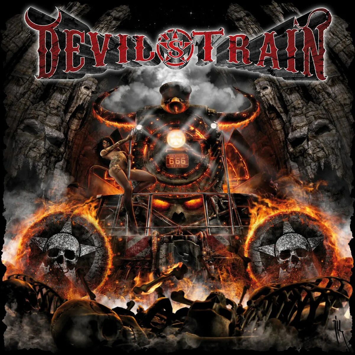 Devil s песня. Devil's Train группа. Devil's Train - Devil's Train (2012). Дискография Devil's Train. Heavy Metal обложки альбомов.