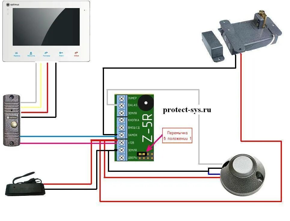 Домофон магнитный замок. Схема подключения контроллера домофона c электромеханическим замком. Контроллер z5r и вызывная панель. Контроллер домофона z-5r. Контроллер домофона схема подключения с электромагнитным замком z-5r.
