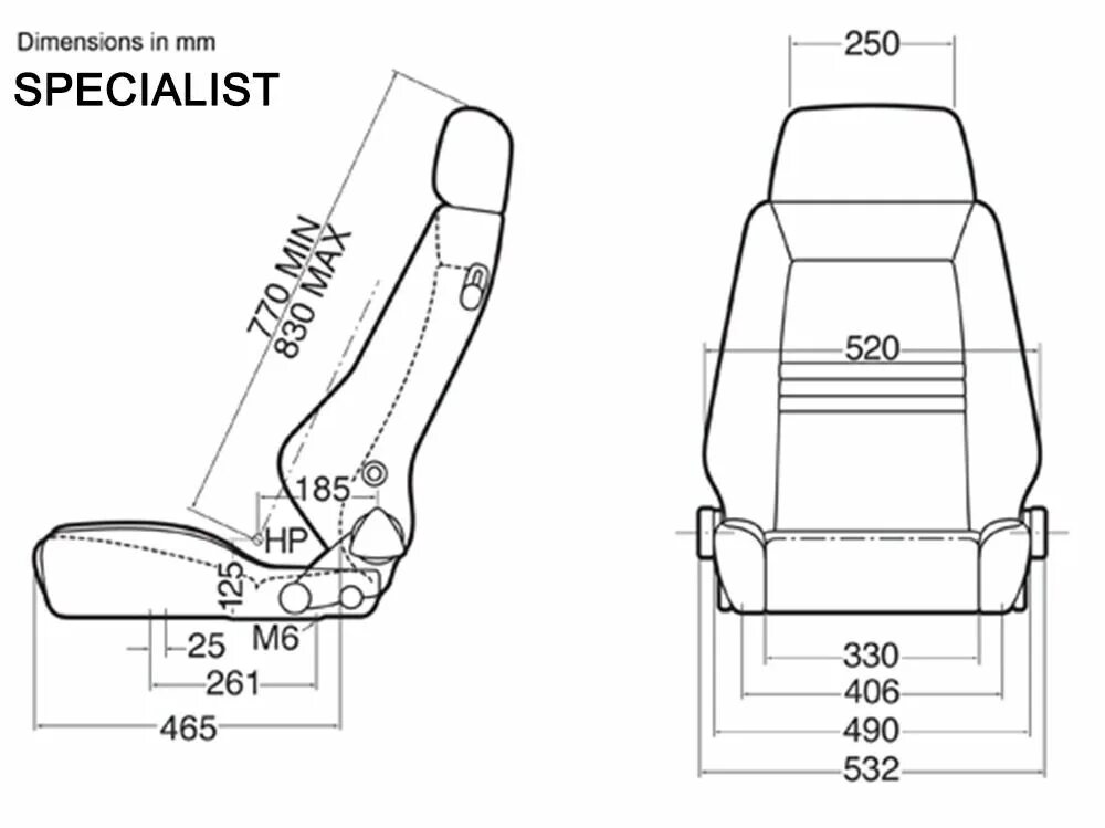 Подобрать сиденье по размерам. Сиденье Recaro Specialist m. Recaro CSE сиденья. Recaro Seat. Ковш рекаро чертеж.