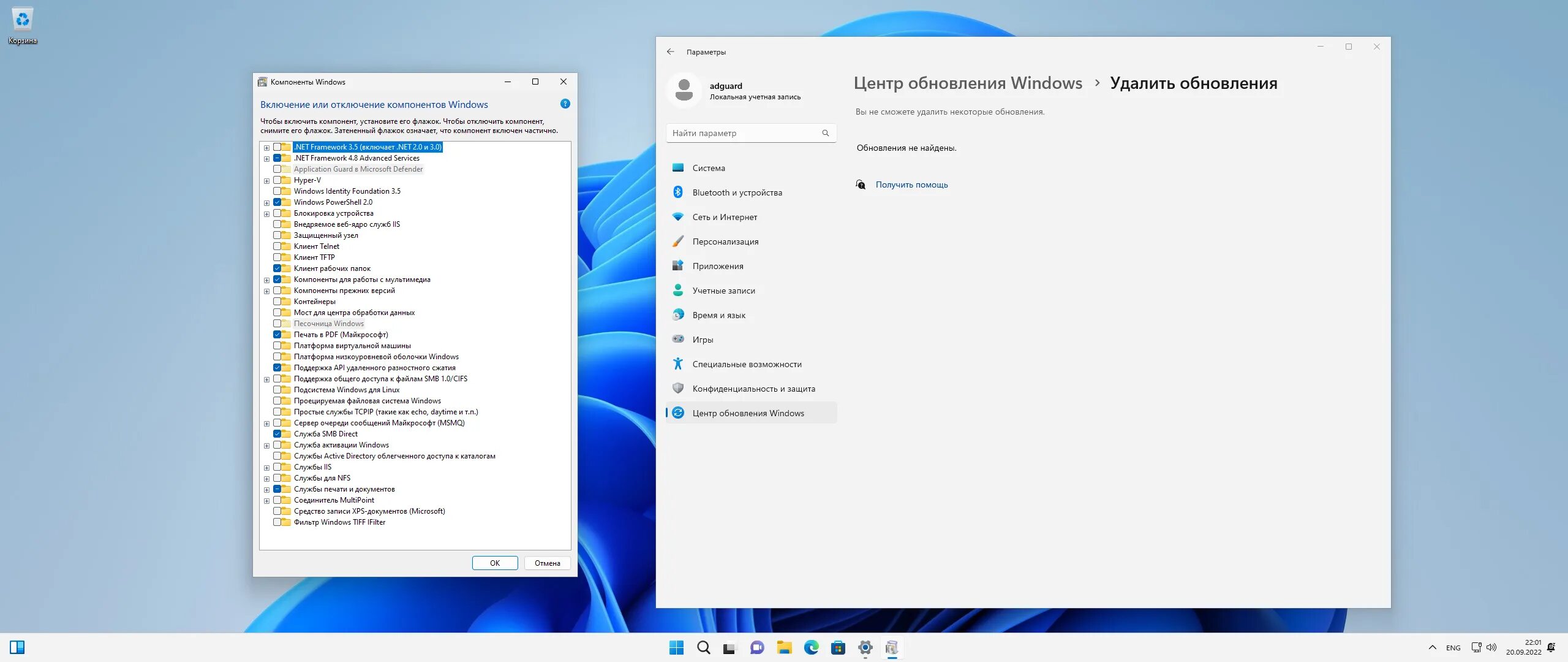 Код 22 windows. Виндовс 11 22h2. окно виндовс 10. 22h2 версия виндовс. windows 11, version 22h2.