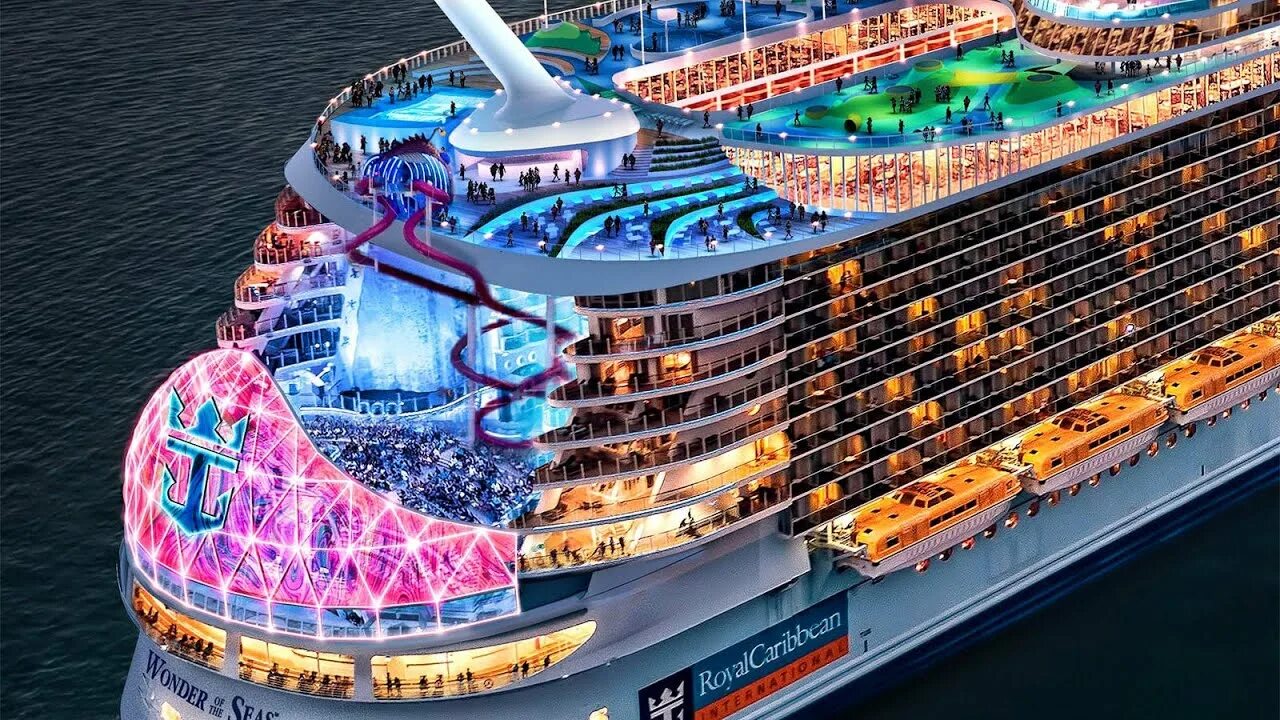 Icon of the sea билеты. Корабль Symphony of the Seas. Wonder of the Seas лайнер. Wonder of Seas 2022. Wonder of the Seas лайнер круизный.