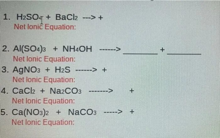 Naso4 bacl2. Naso4 bacl2