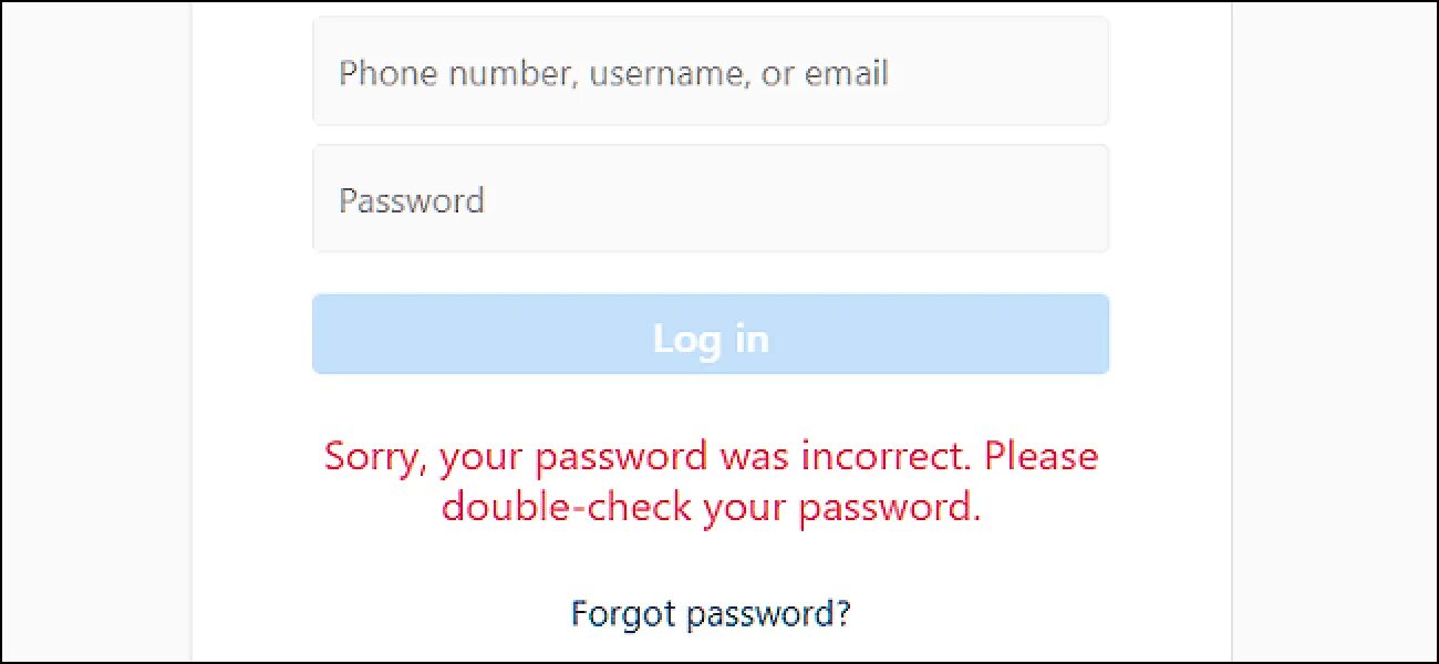 Password is incorrect перевод. Пароль сложный для инстаграм. password is incorrect. your password. forgot password instagram.
