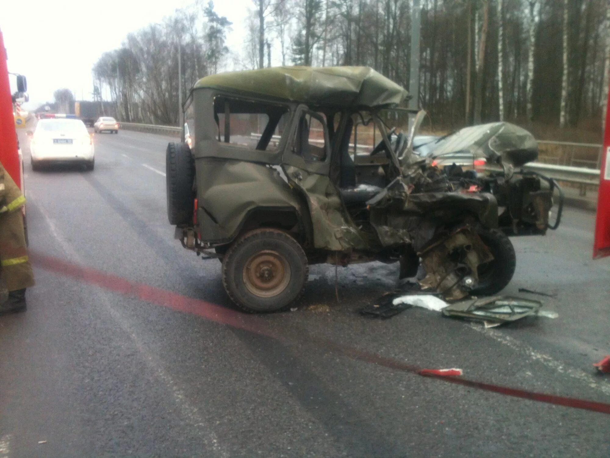 ДТП С участием военных автомобилей.