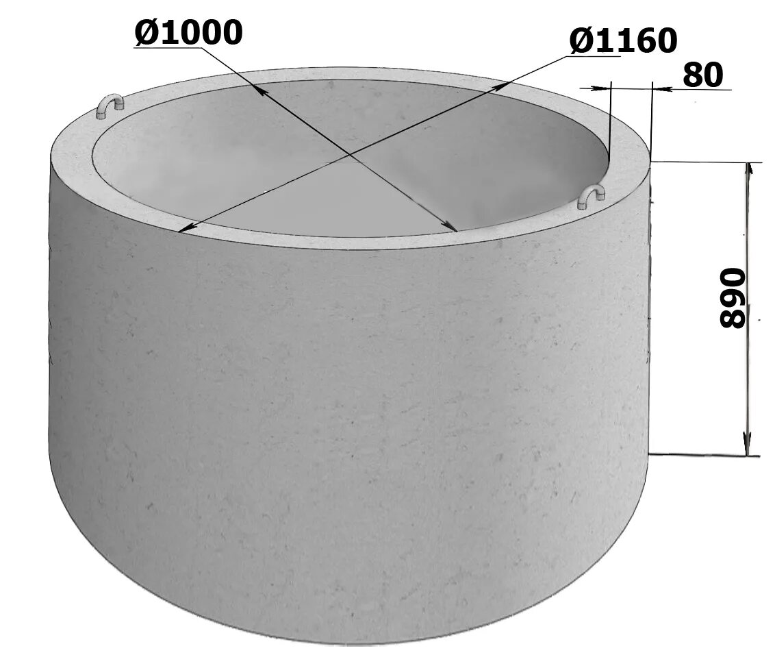 Диаметр ж б кольца. Кольцо колодца стеновое КС 20.6. Кольца ЖБИ КС 20-9. Кольцо колодца ж/б (КС20.9). Кольцо колодезное КЦ-10-9.